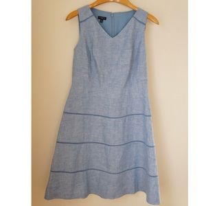 Talbots Sleeveless Linen Dress